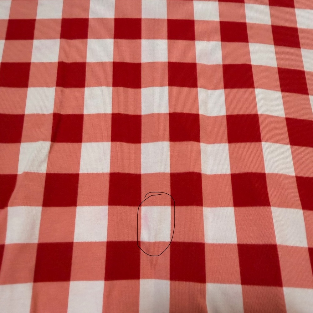Draper James X Lands End Red and White Gingham Pajama Set - Picture 4 of 7